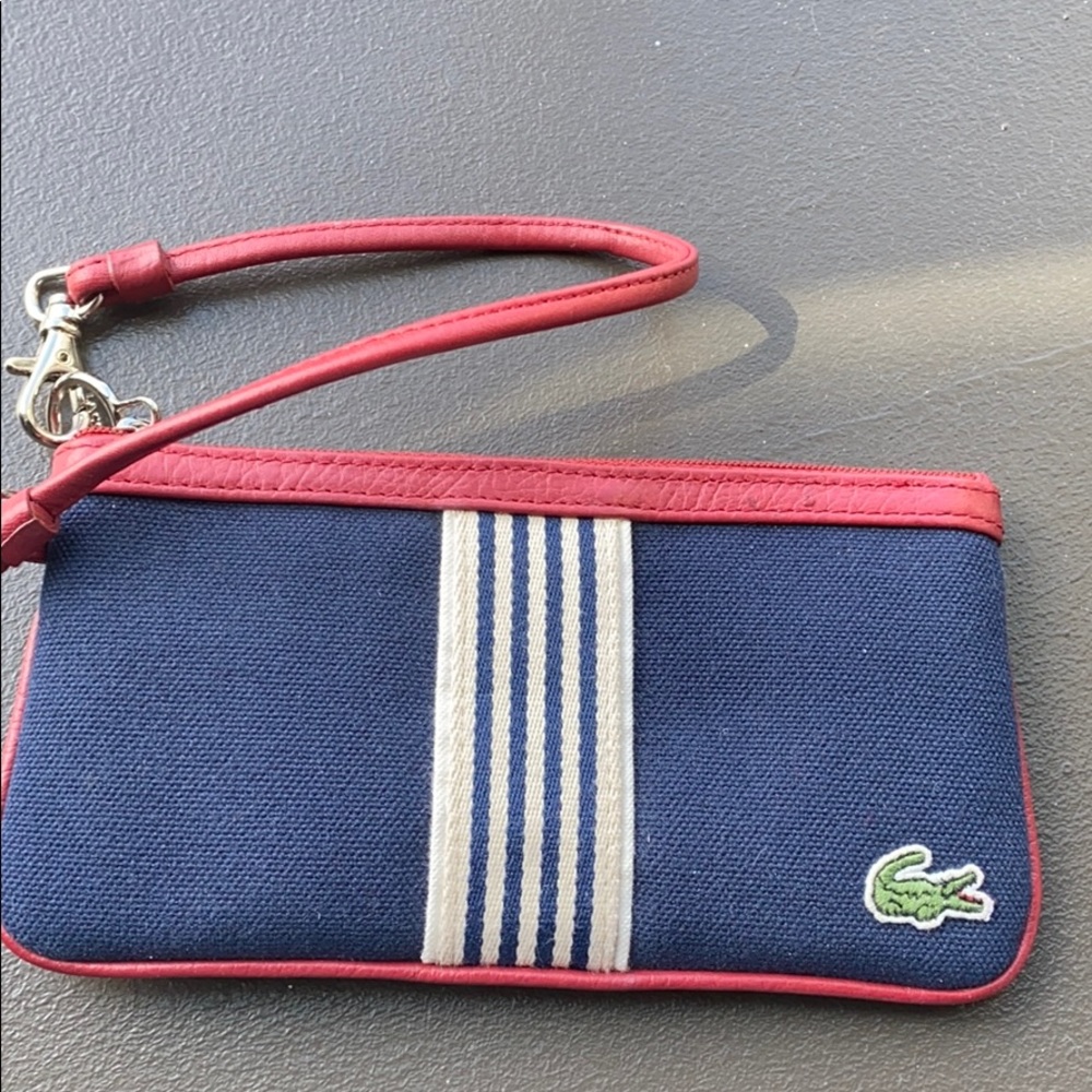 Lacoste wristlet